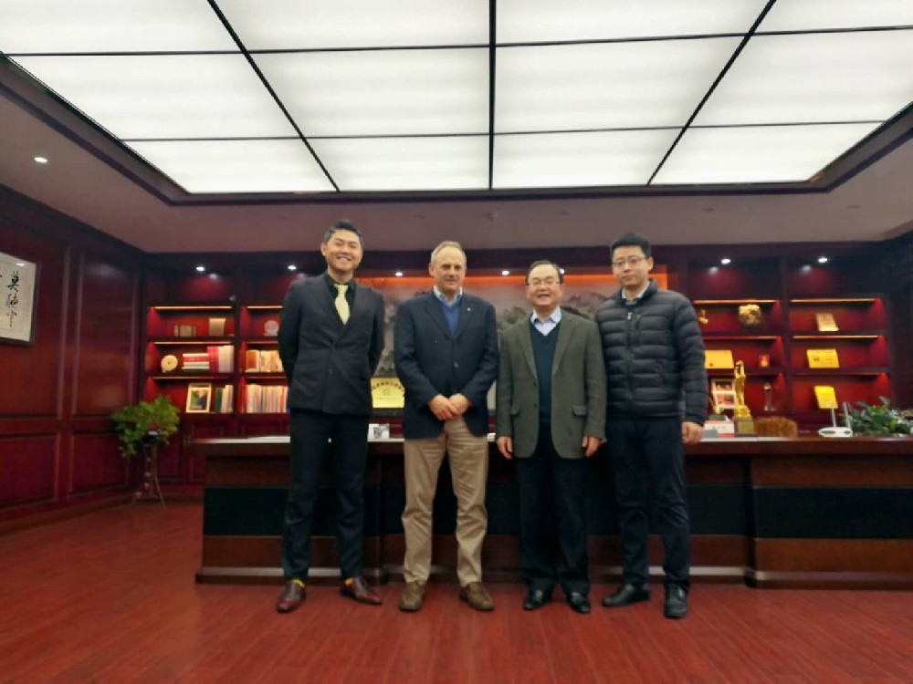 英國古奇公司的 Ron Bechtold先生,Masashi Wada 先生與中國區代表韓冰先生到訪我司